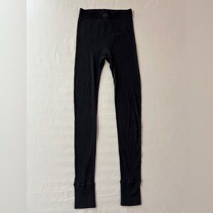 SKIMS Cotton Ribbed Rib Leggings Legging Black